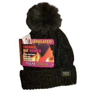 Polar Extreme Insulated Thermal Hat in Black‎